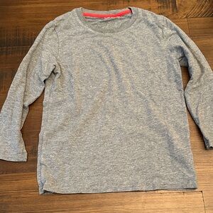 Gray Kids Long Sleeve Shirt